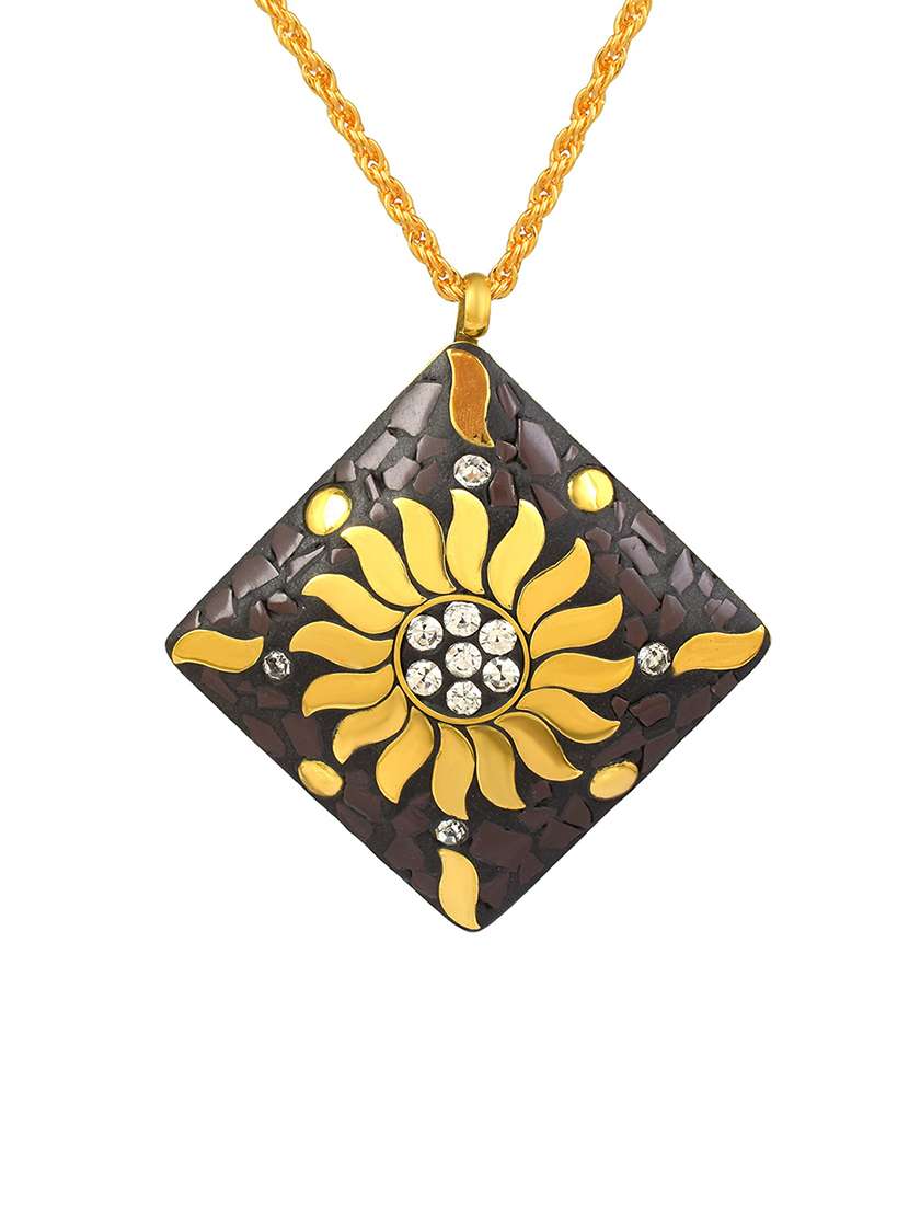 brown brass pendant - 18536146 -  Standard Image - 1