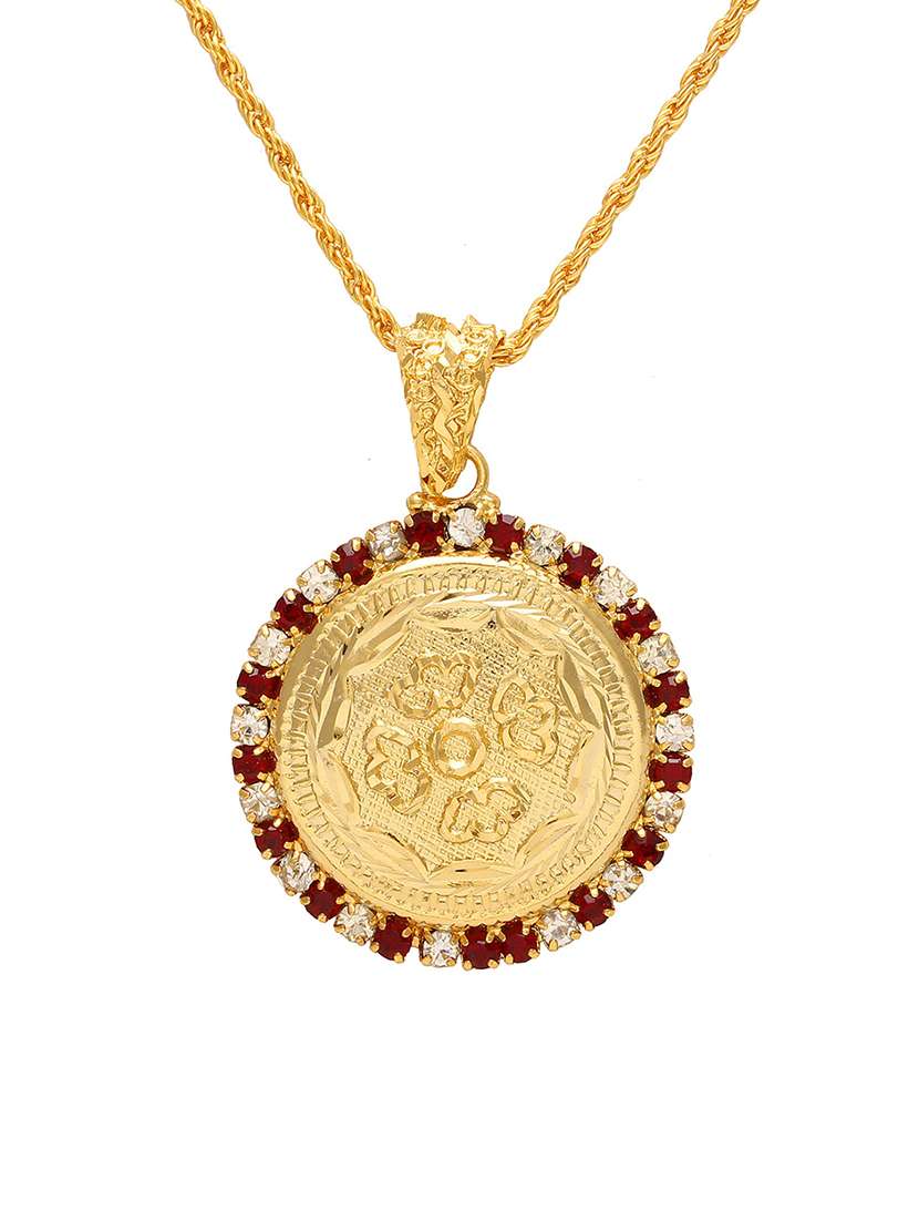 gold plated pendant - 18536169 -  Standard Image - 1