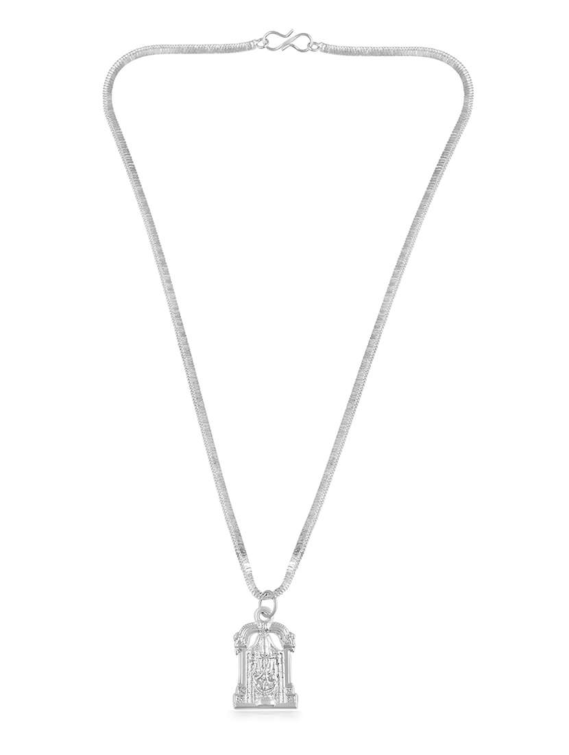 silver brass pleated pendant - 18536199 -  Standard Image - 1