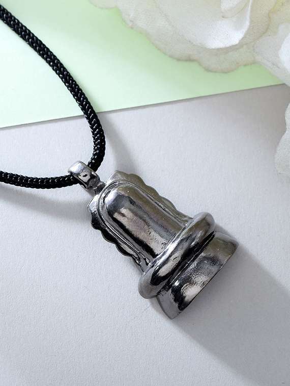 silver brass pendant