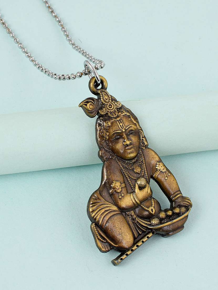 brown brass pendant - 18536223 -  Standard Image - 1