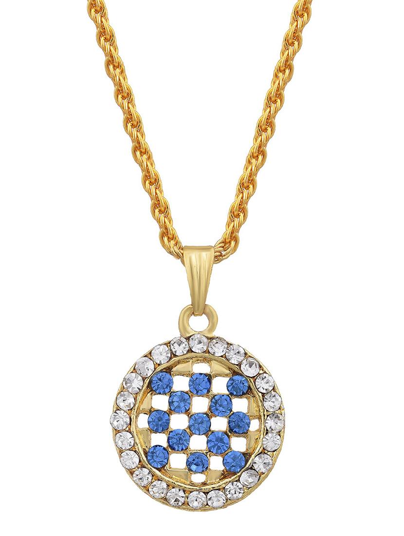 gold pleated pendant - 18536253 -  Standard Image - 1