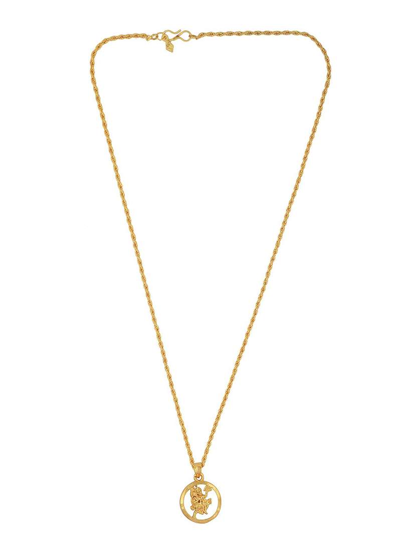 gold plated pendant - 18536262 -  Standard Image - 1