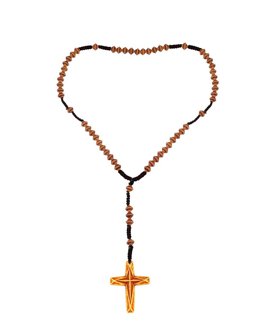 wood cross pendant