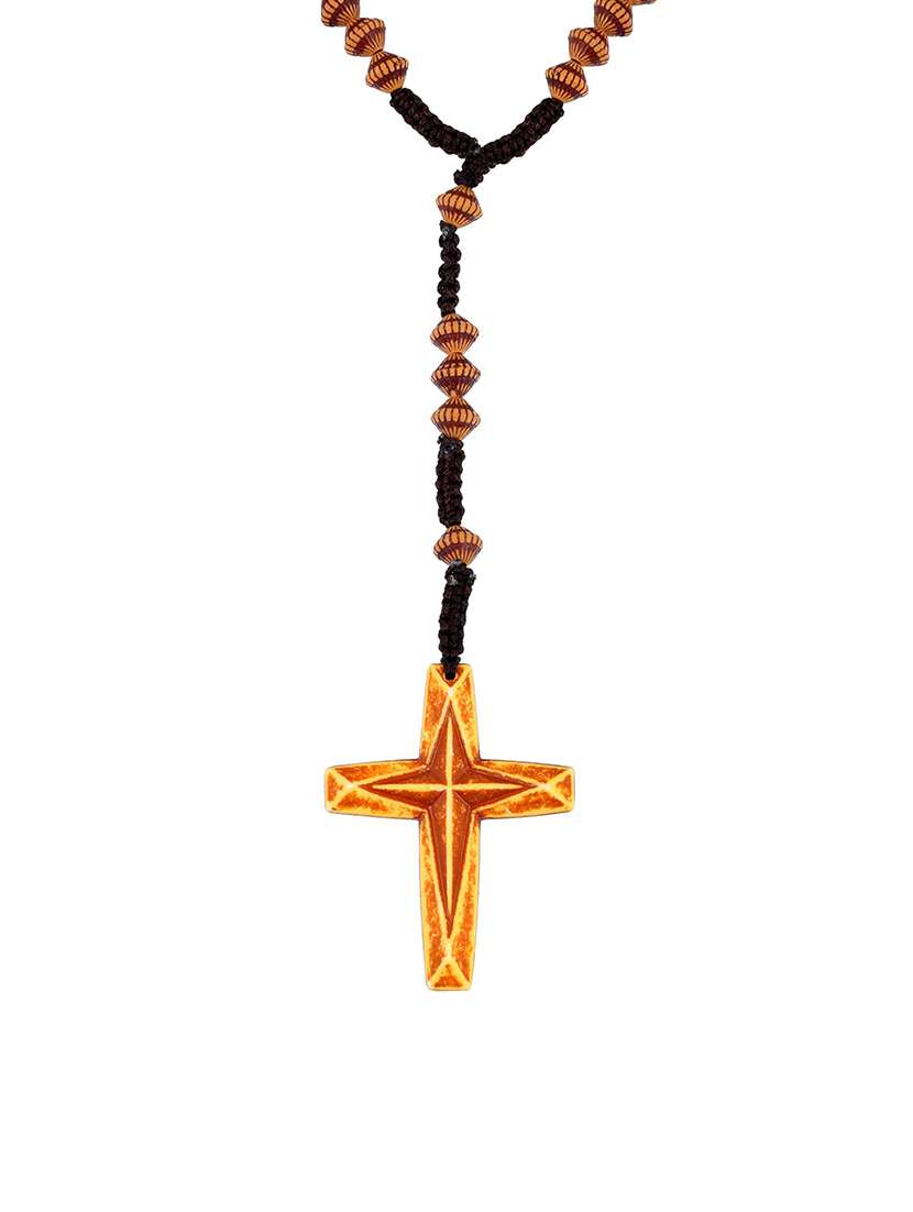 wood cross pendant - 18536268 -  Standard Image - 1