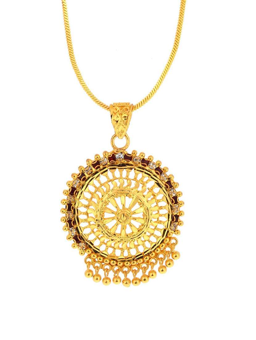 gold plated pendant set 