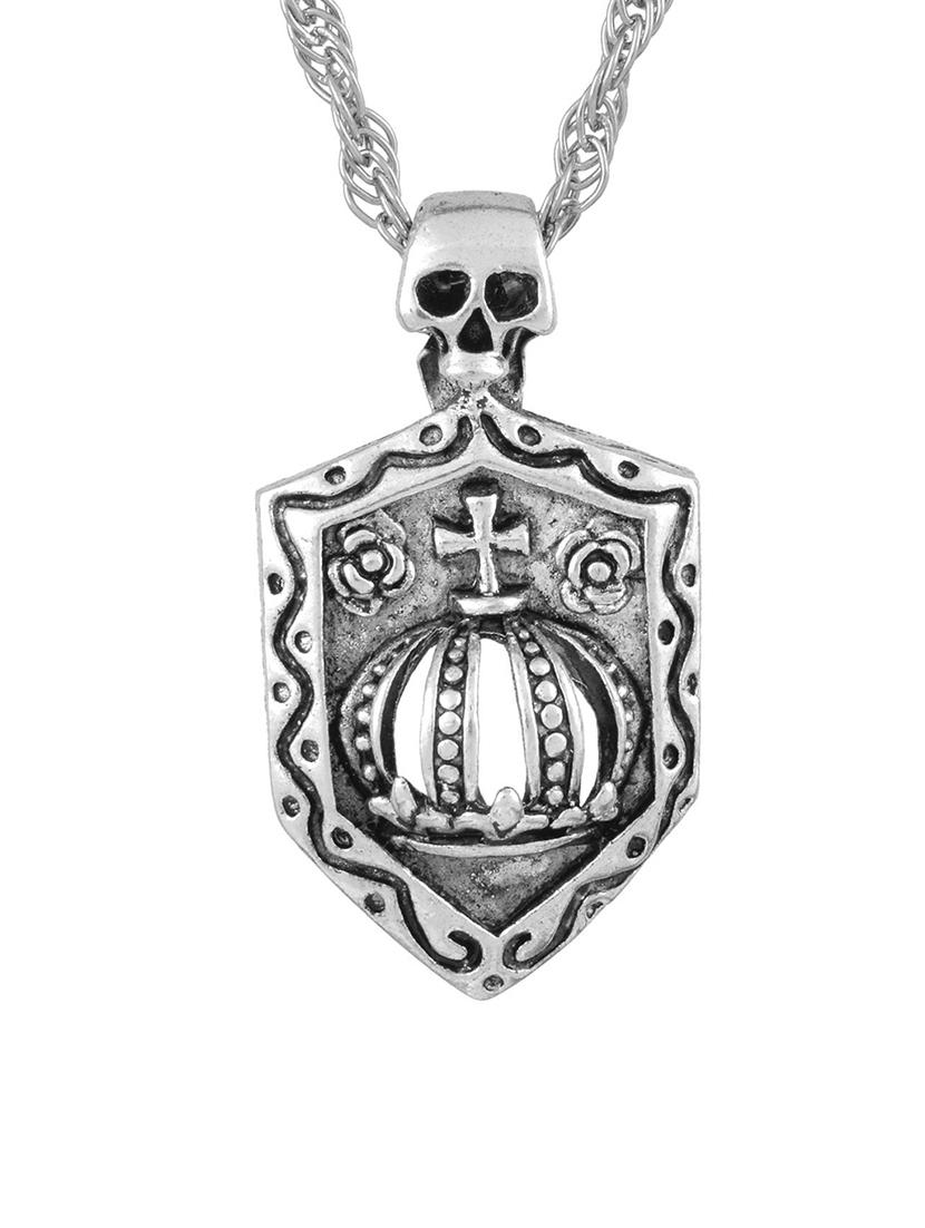 king's crown and shield 3d locket - 18536370 - Standard Image - 1