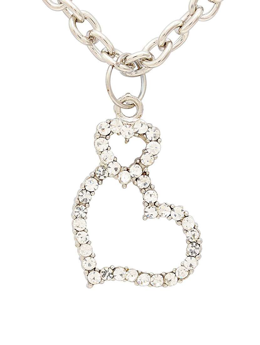 linking cz heart locket for women - 18536387 -  Standard Image - 1
