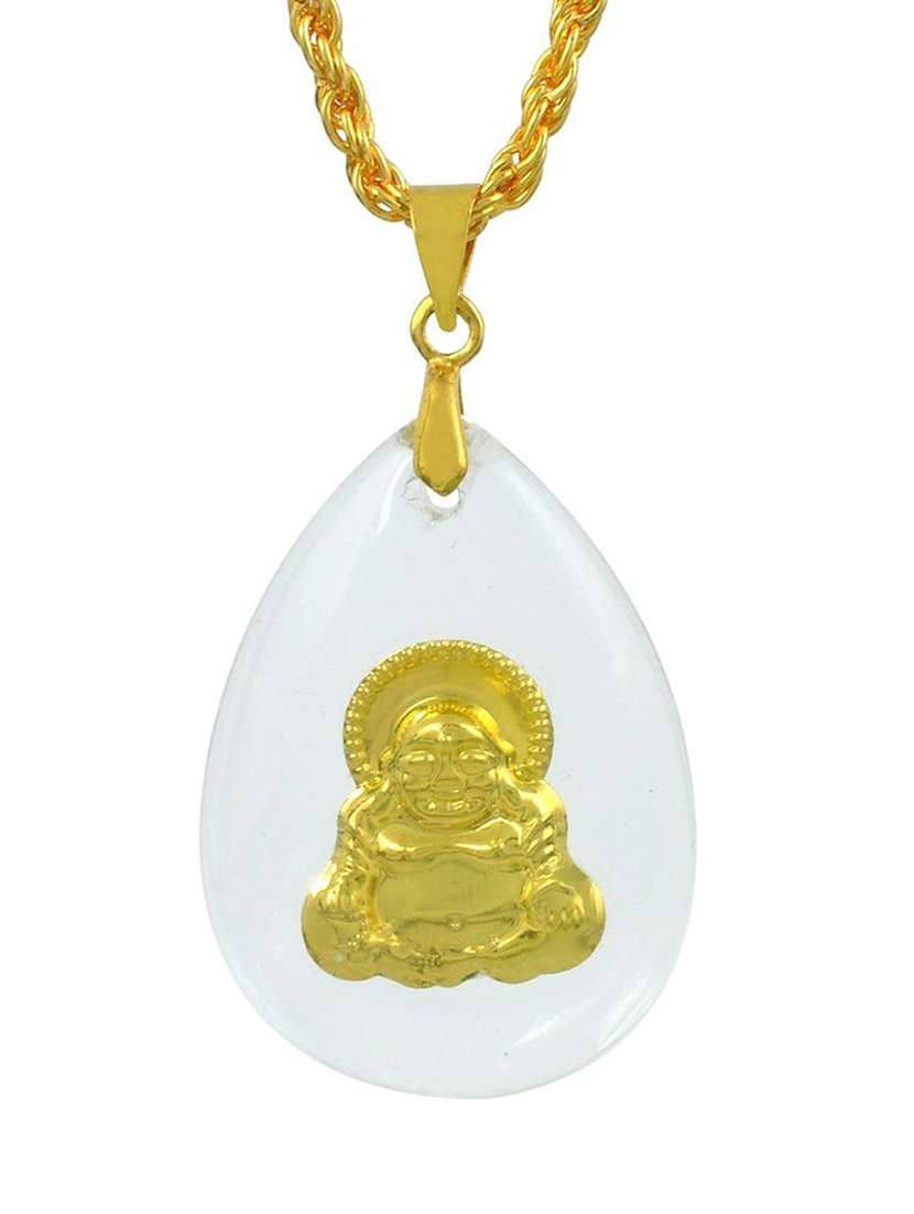 laughing budha encased aquarium pendant - 18536397 - Standard Image - 1