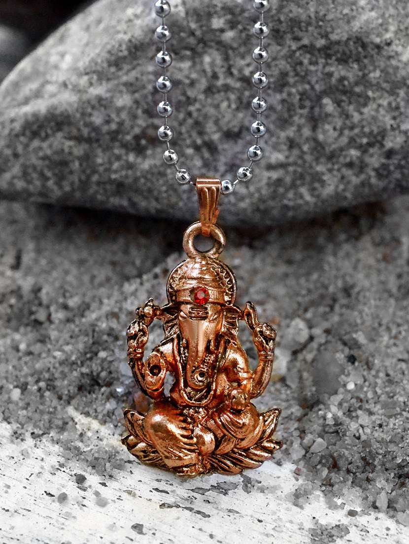 brown plated pendant