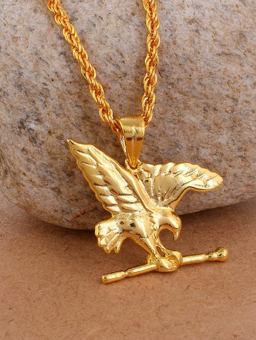 gold plated pendant - 18536446 -  Standard Image - 0