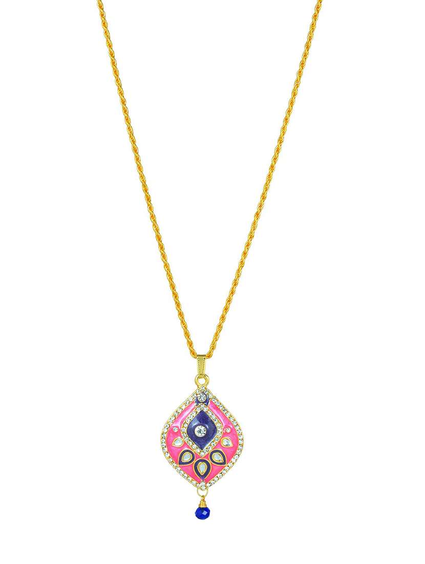 pink brass pendant - 18536465 -  Zoom Image - 0