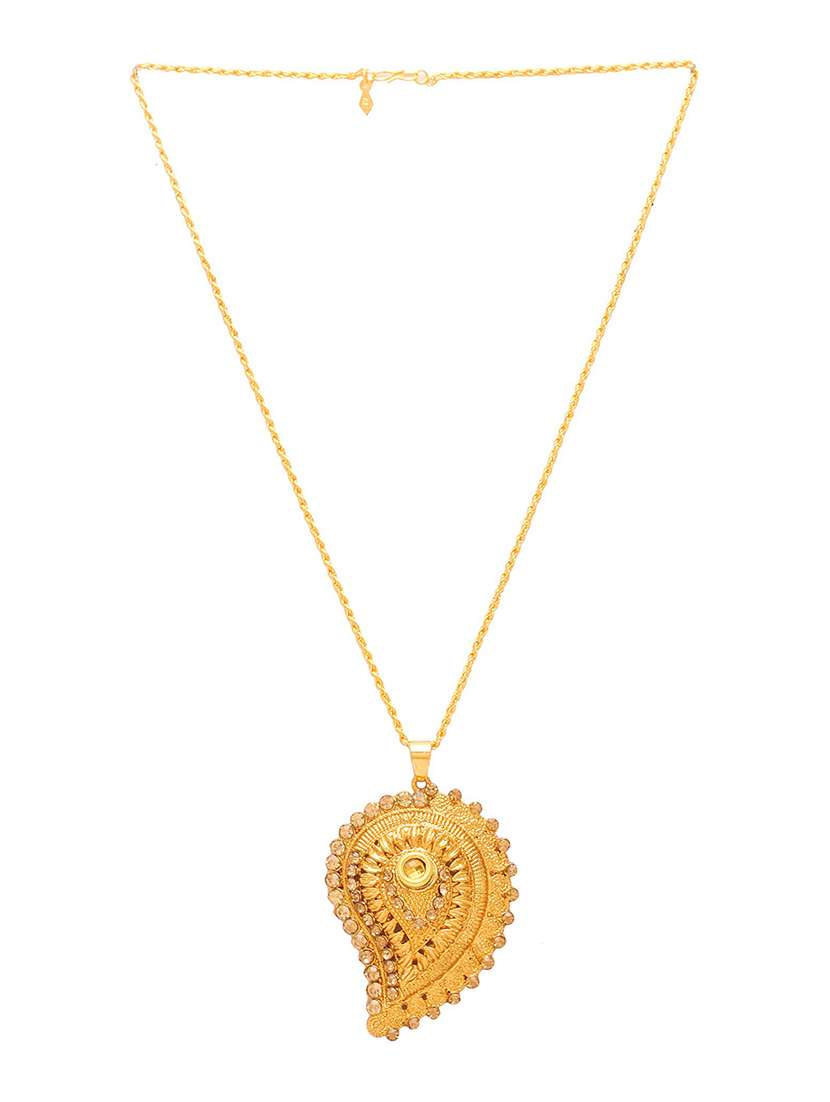 gold brass pendant