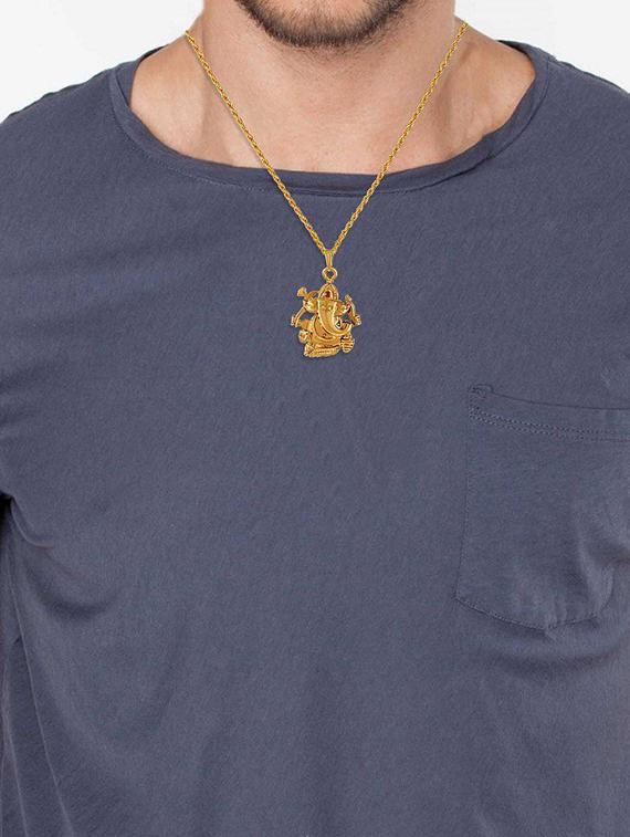 gold plated pendant - 18536508 -  Standard Image - 1