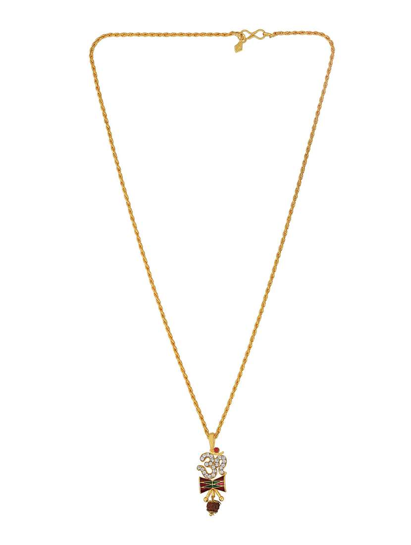 gold plated pendant - 18536554 -  Standard Image - 1