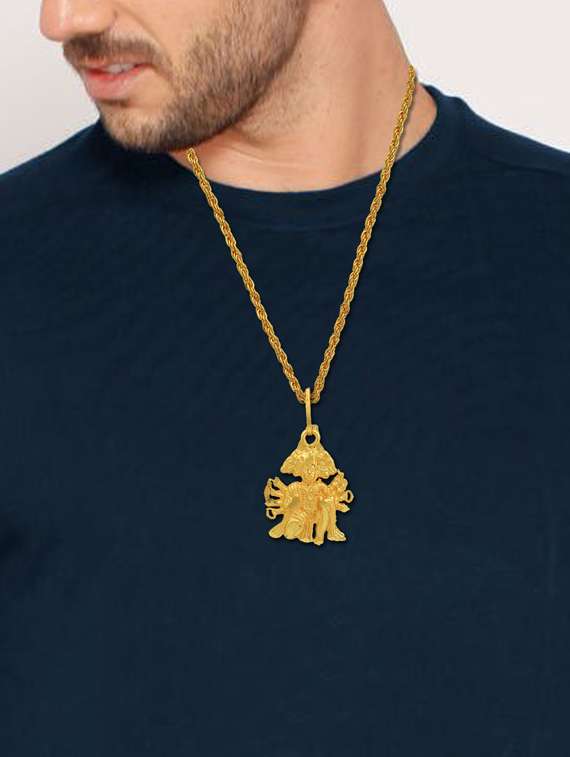 gold plated pendant - 18536611 -  Standard Image - 1