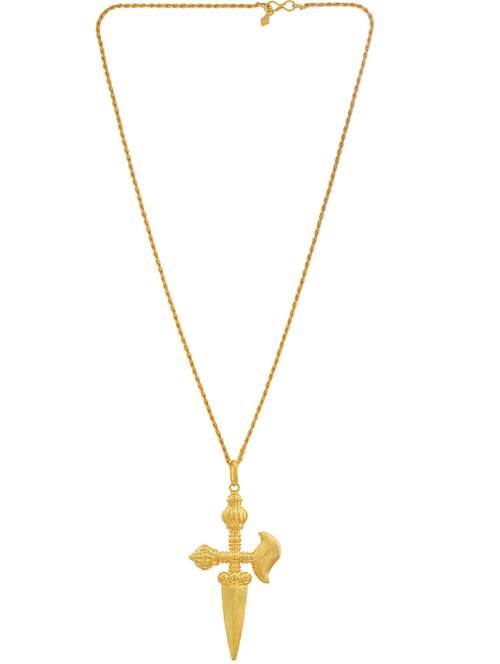 gold plated pendant - 18536612 -  Standard Image - 0