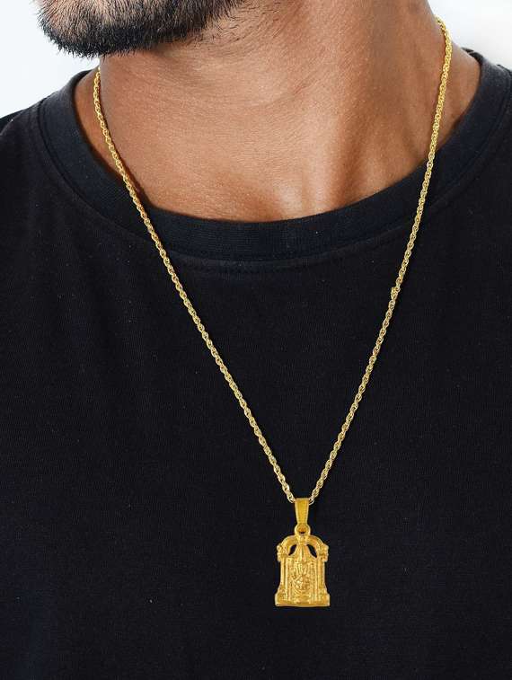 gold plated pendant - 18536613 -  Standard Image - 1