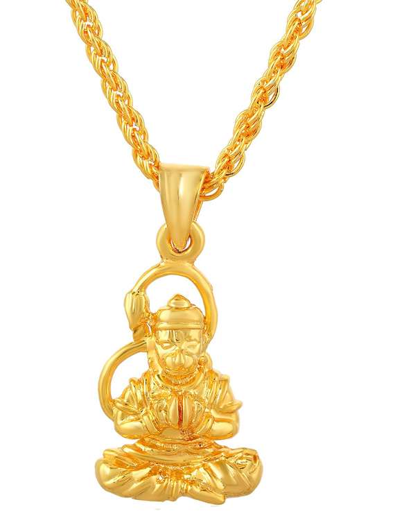 gold plated pendant - 18536614 -  Standard Image - 1
