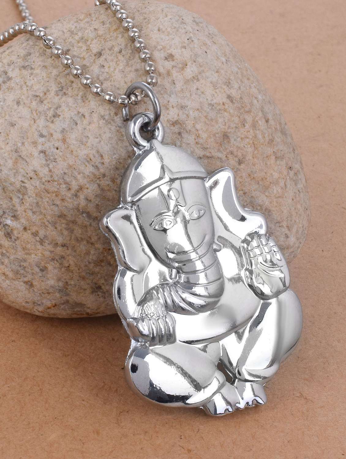 white. brass pendant