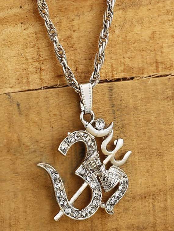 silver plated pendant