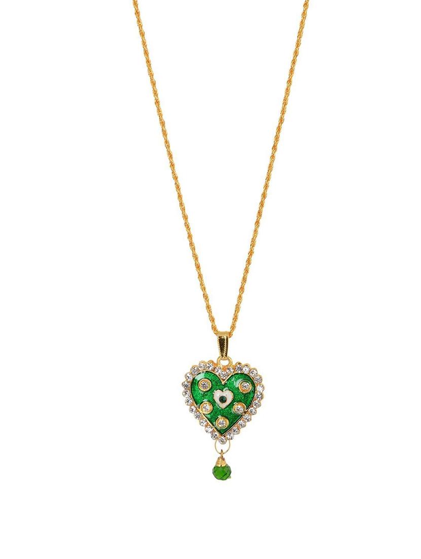 gold pleated pendant - 18536882 - Standard Image - 1