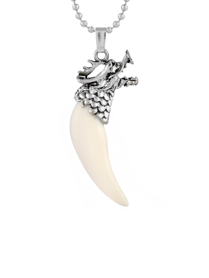 silver pleated pendant - 18536887 - Standard Image - 1