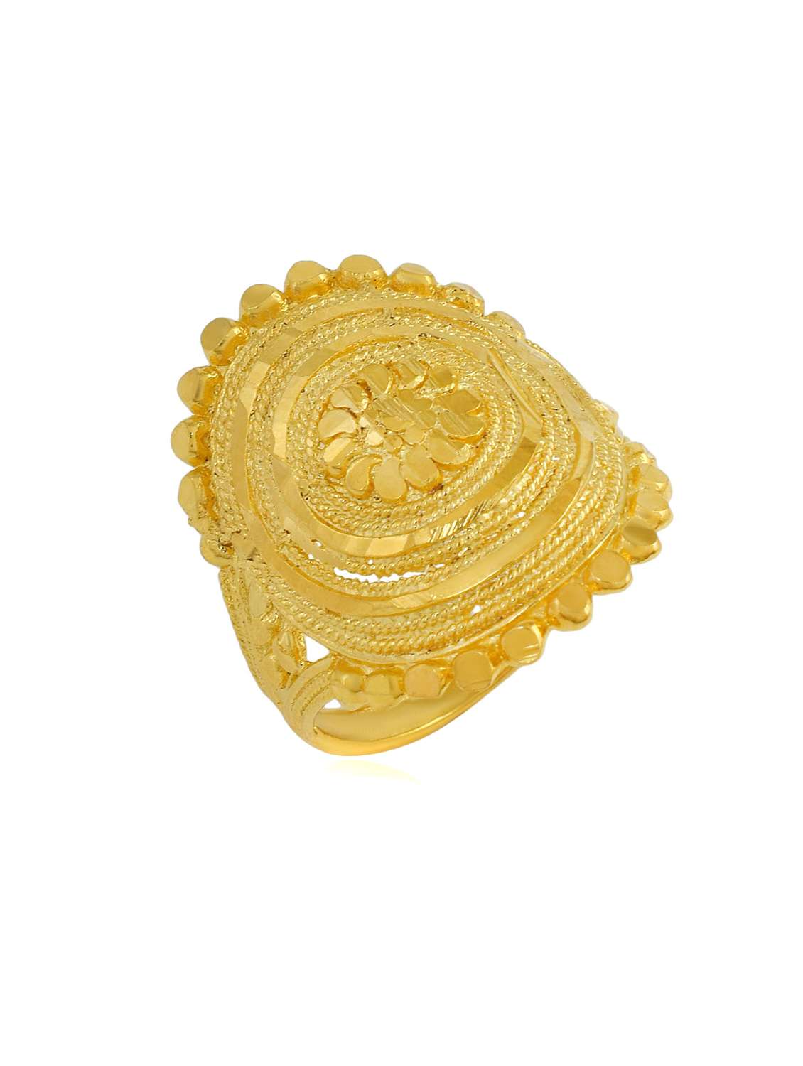 gold brass finger  ring - 18536898 -  Standard Image - 1