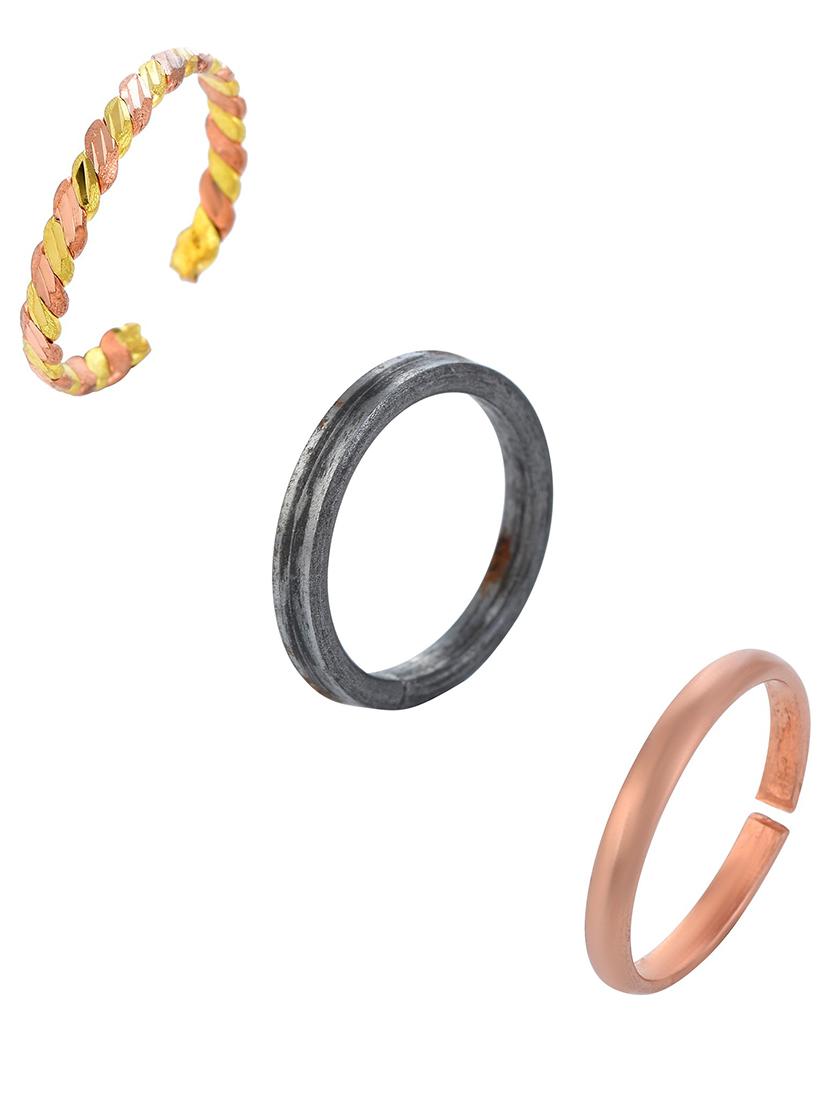 multi colored brass finger  ring - 18536908 -  Standard Image - 1