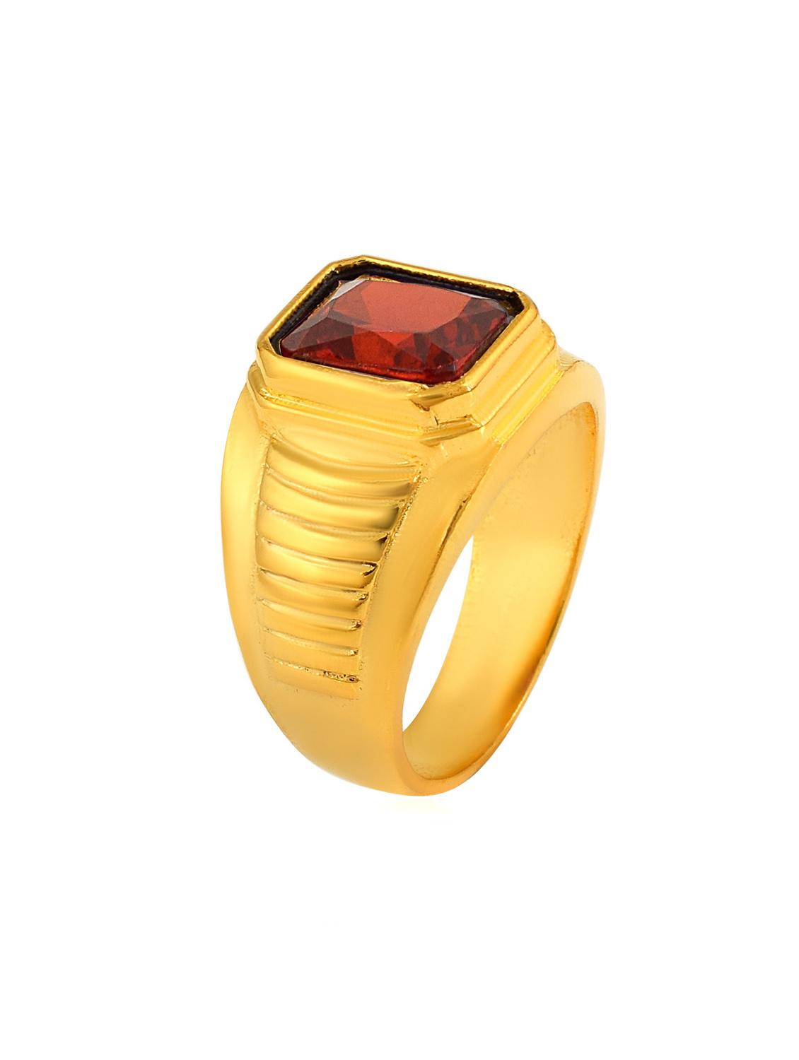 gold plated finger ring - 18536952 - Zoom Image - 0