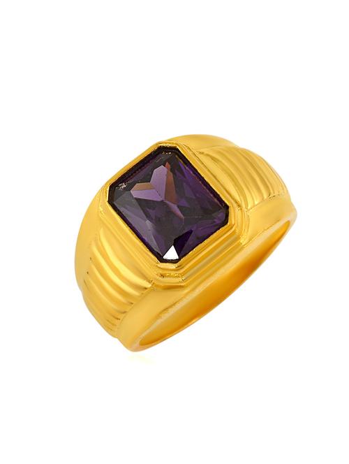 gold plated finger ring - 18536965 -  Standard Image - 0