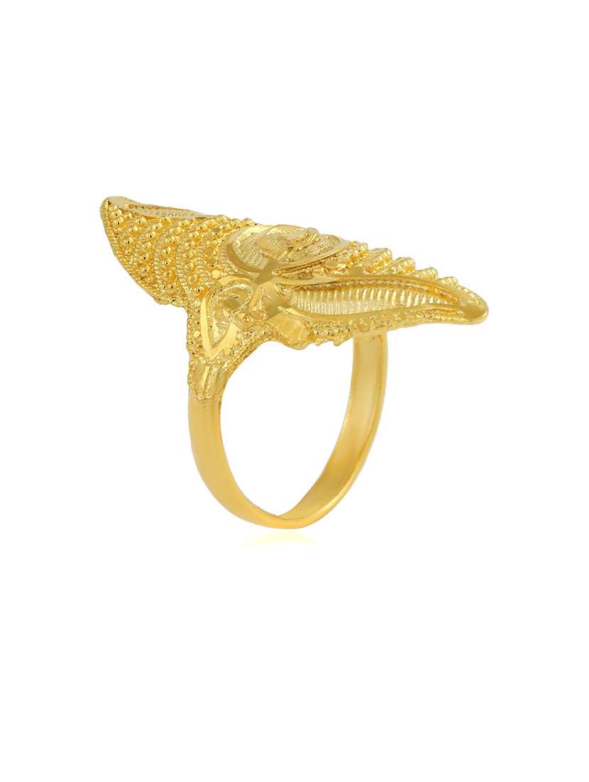 gold plated finger ring