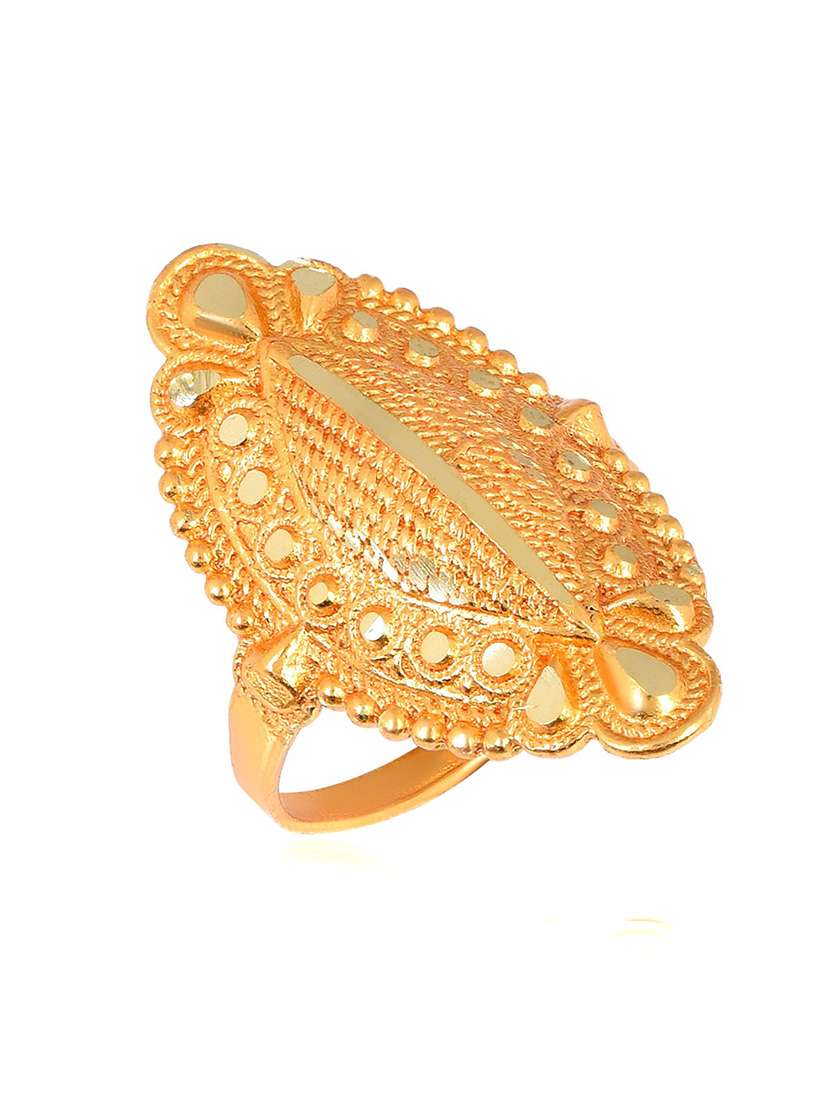 gold plated finger ring