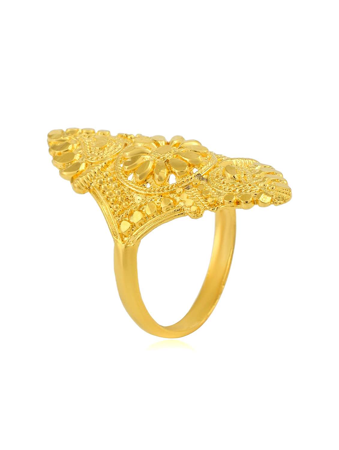 gold plated finger ring - 18537023 -  Standard Image - 1