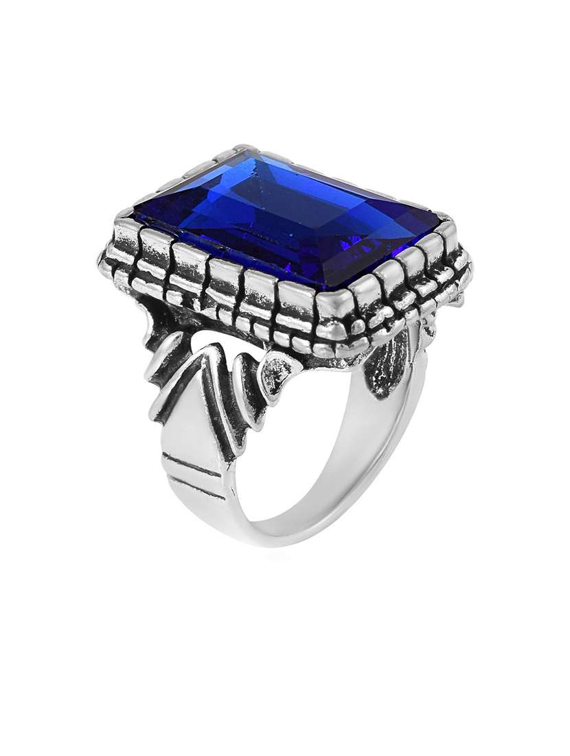 silver plated finger ring - 18537047 -  Zoom Image - 0