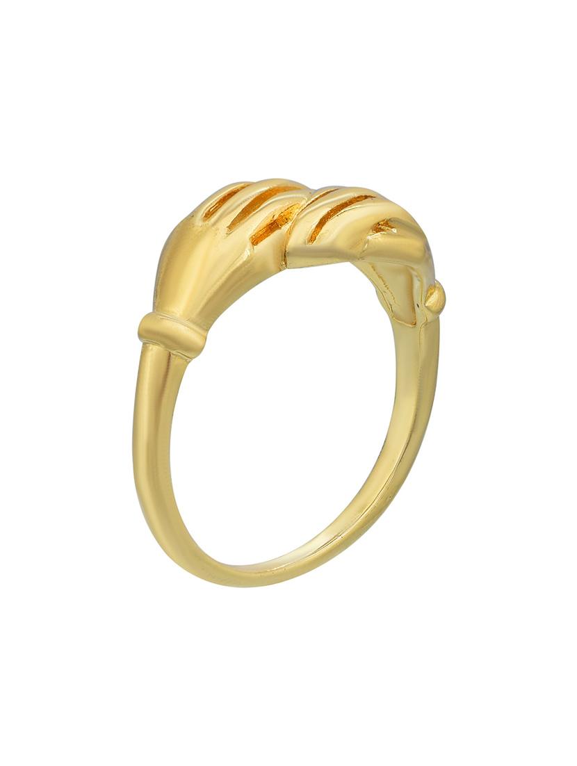 gold plated finger ring - 18537060 -  Standard Image - 1