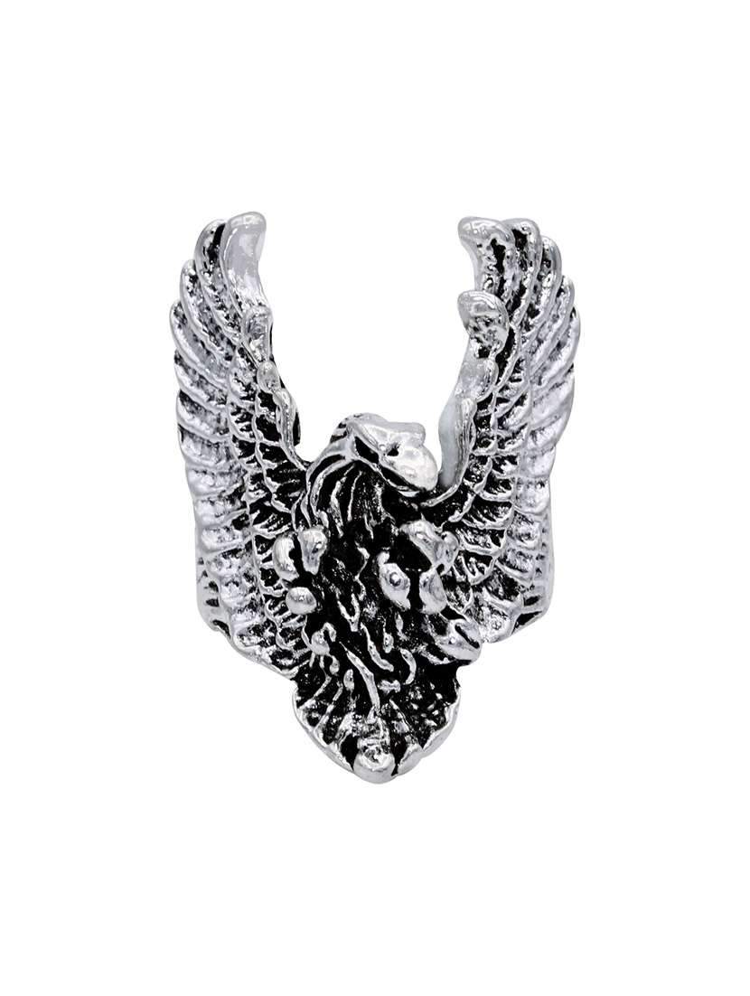 silver pleated ring - 18537064 -  Standard Image - 1