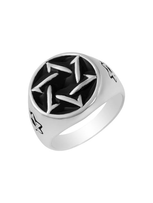 silver plated finger ring - 18537083 - Standard Image - 0