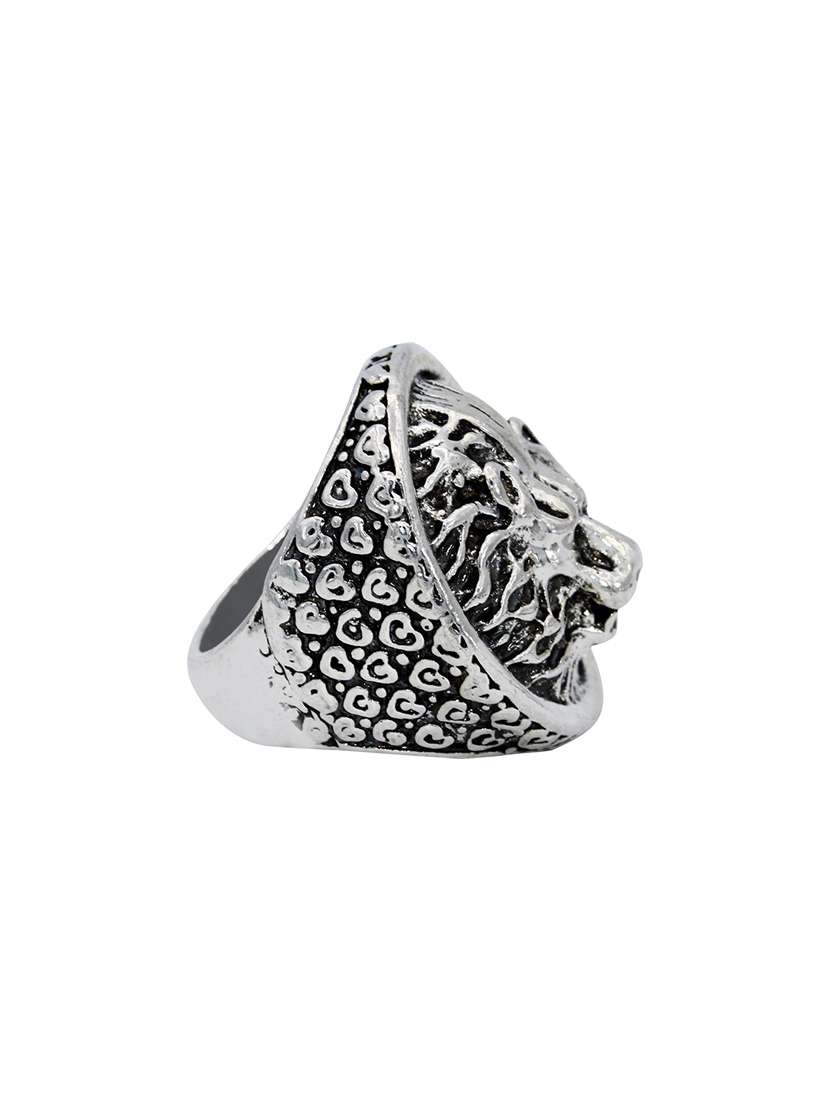 silver pleated ring - 18537102 -  Standard Image - 1
