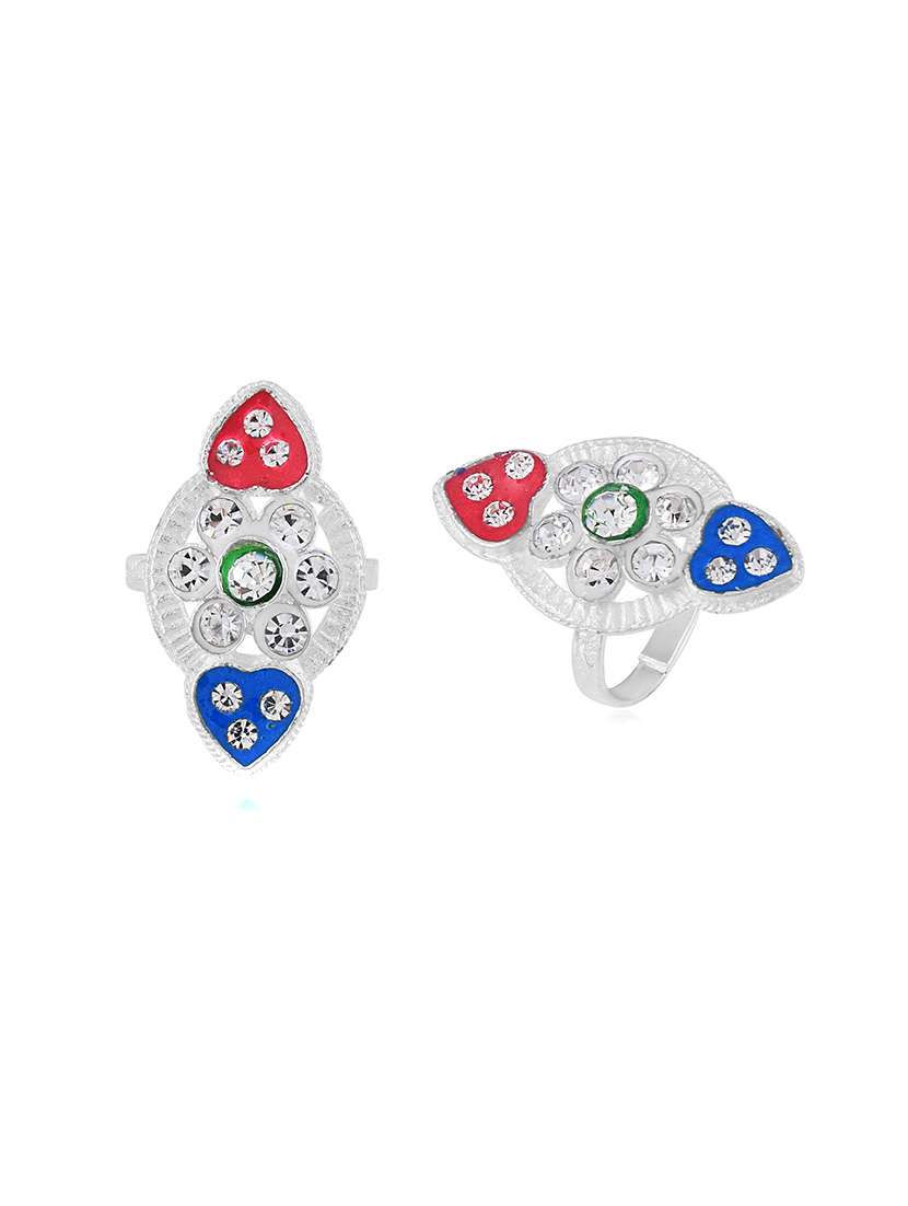 multi colored toe ring - 18537112 -  Standard Image - 1