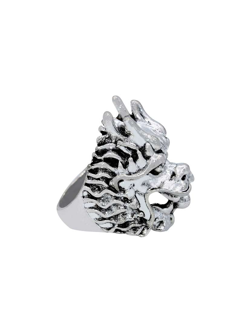 silver pleated ring - 18537113 -  Standard Image - 1