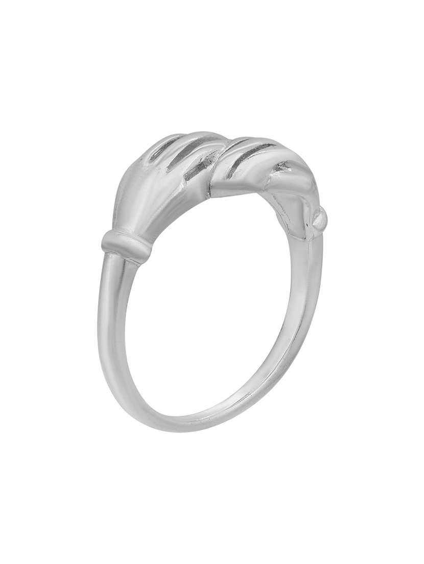 silver plated finger ring - 18537136 -  Standard Image - 1