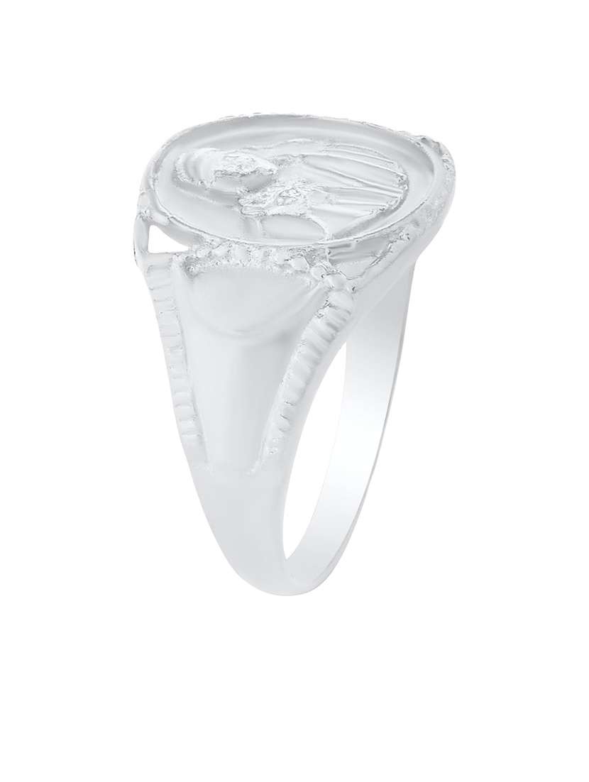 silver plated finger ring - 18537157 -  Standard Image - 1