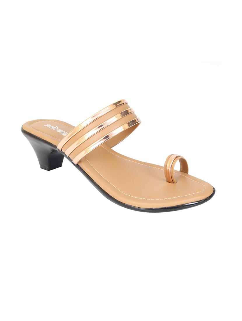 women beige one toe sandal - 18537268 -  Standard Image - 1