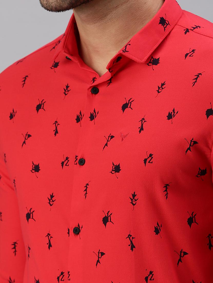 mens printed casual shirt - 18537362 - Standard Image - 4
