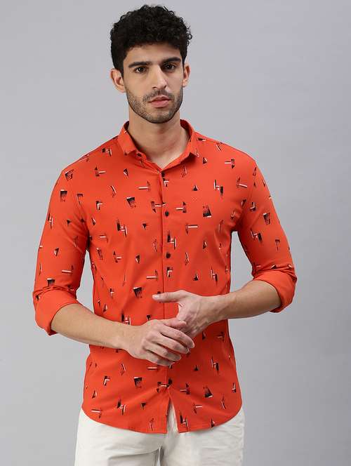 mens printed casual shirt - 18537370 -  Standard Image - 0