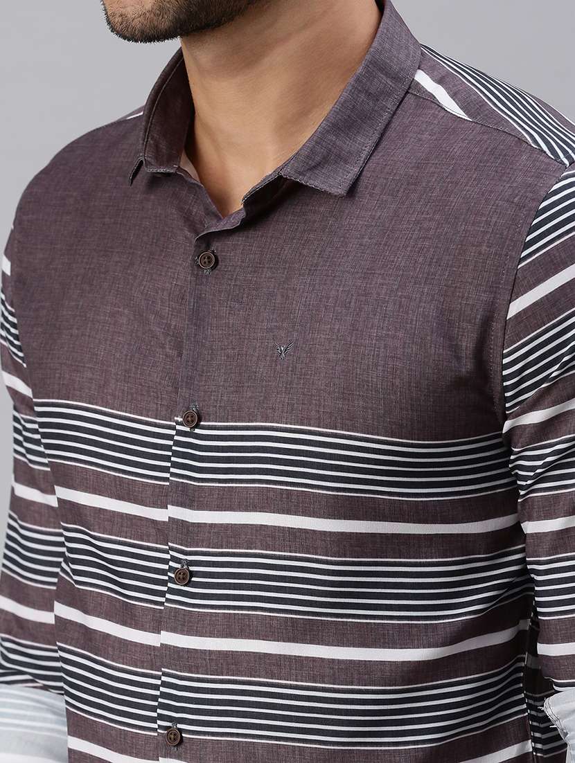 mens stripes casual shirt - 18537470 -  Standard Image - 4