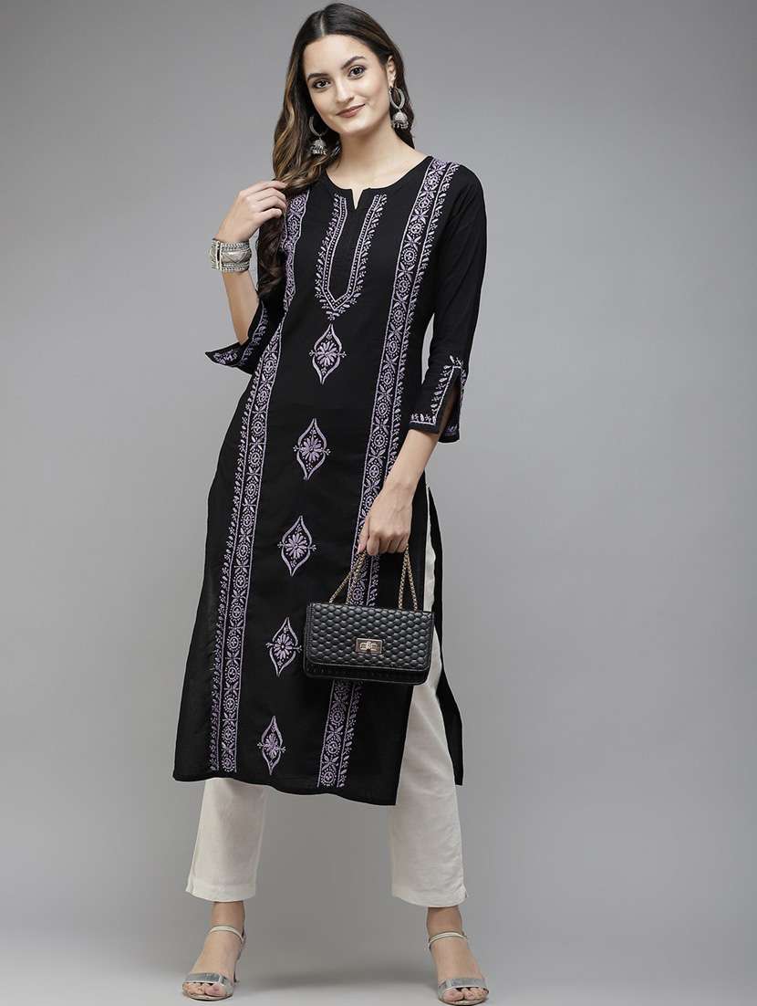 women's straight kurta - 18538291 -  Standard Image - 1