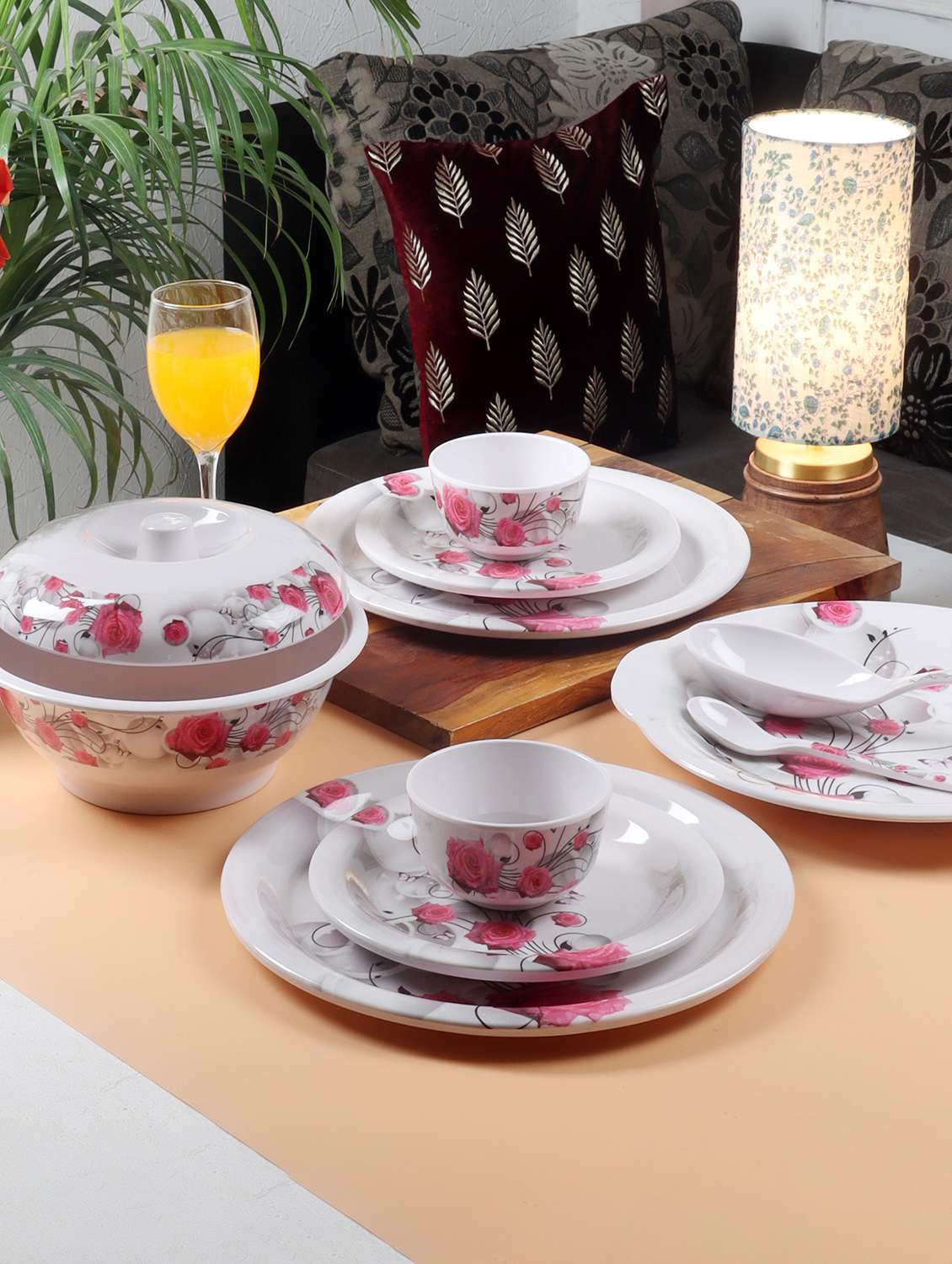 cdi 40 pcs floral dinner set