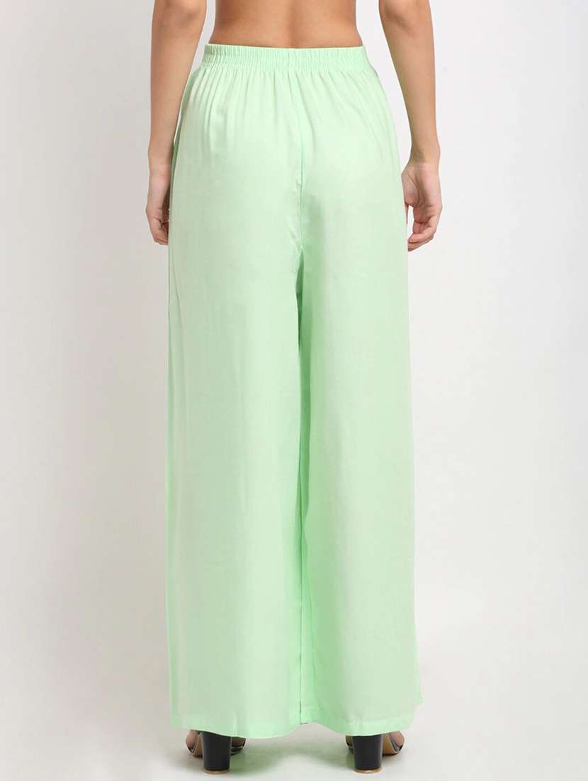 pack of 2 solid flared palazzo  - 18539425 -  Standard Image - 4